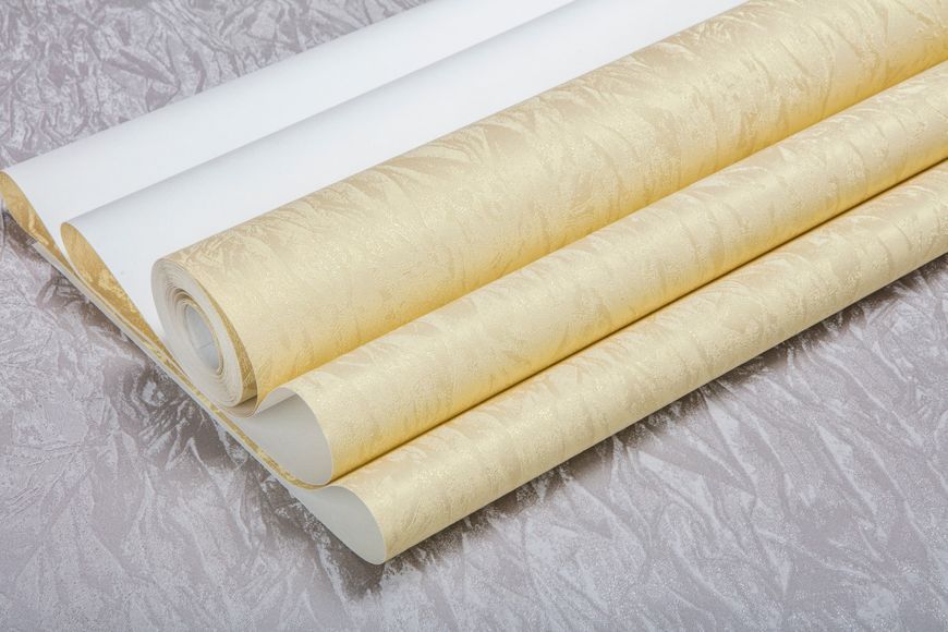 Шпалери Assorti 930AS34, вінілові на флізеліновій основі, сонцестійкі, миючі. Малюнок: однотонні, складки. Колір: бежевий. Україна 930AS34 фото