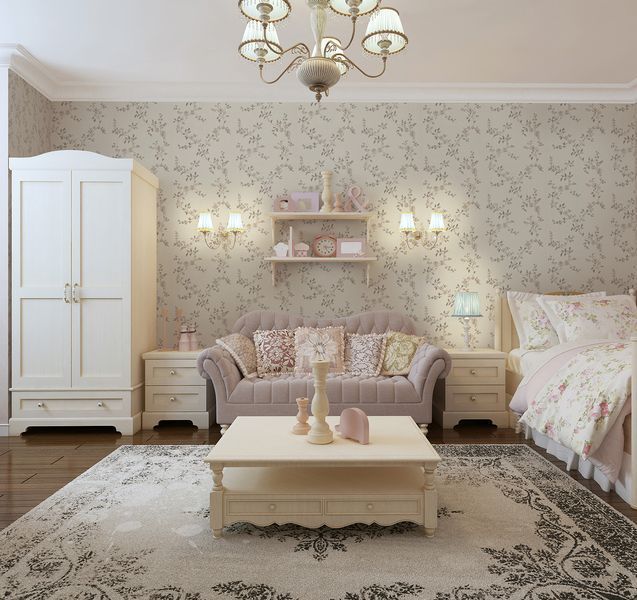 Шпалери Status 414ST10, вінілові на флізеліновій основі, сонцестійкі, миючі. Малюнок: квіти, гілки. Колір: білий ;сірий. Україна 414ST10 фото